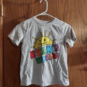 Ryans World Youtube Gray Graphic Tee for Kids Boys 8